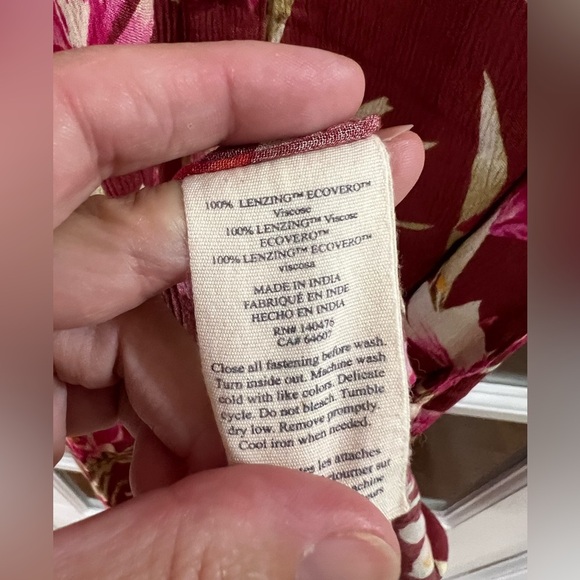 Faherty Sorrento Print Maxi Dress - Size S - NWT - Picture 7 of 9